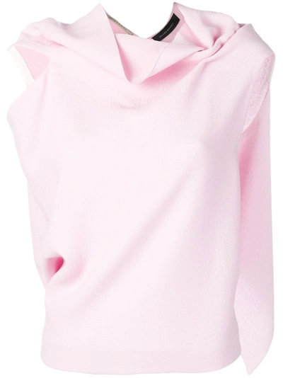 Roland Mouret Eugene Top - Pink