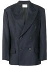 Matthew Adams Dolan Oversized Blazer In Blue