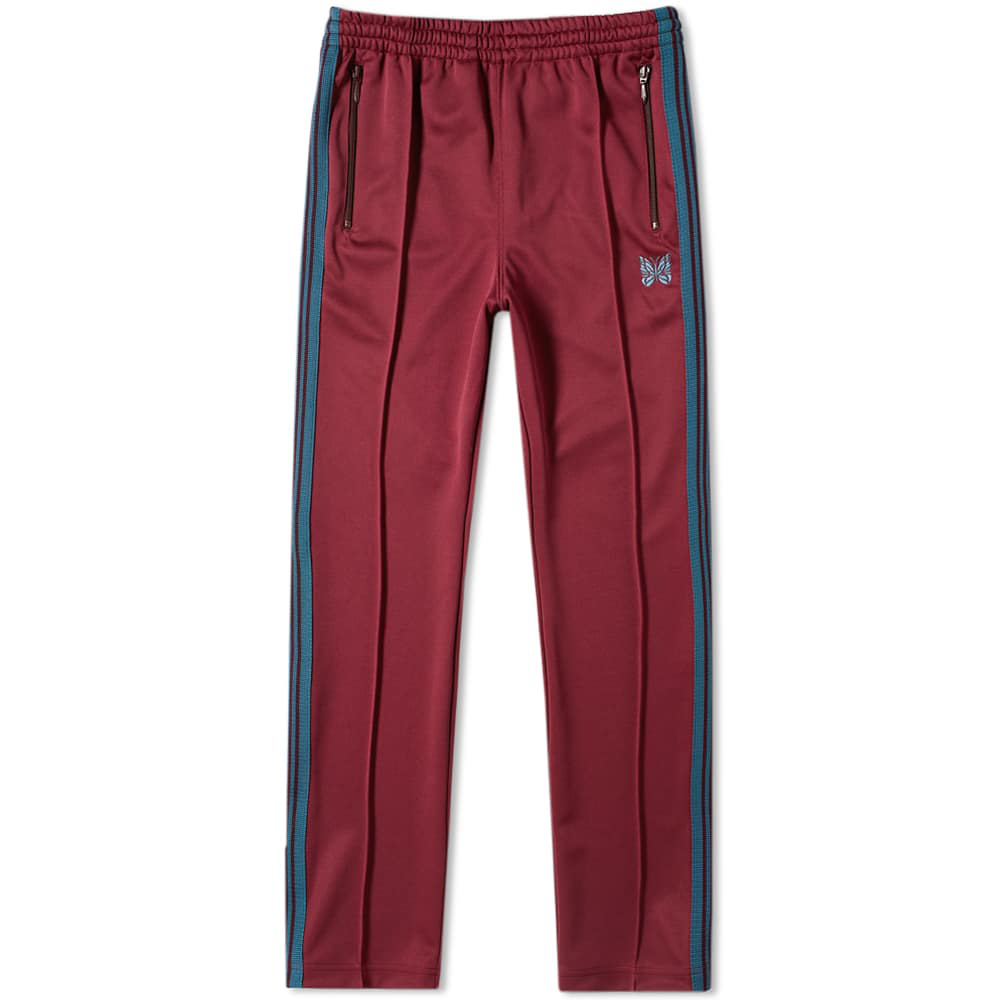 Needles Narrow Track Pant In Red | ModeSens