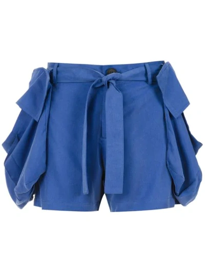 Uma Raquel Davidowicz Planta Shorts In Blue