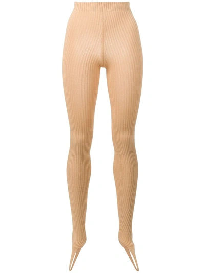 Jacquemus Knitted Leggings - Neutrals