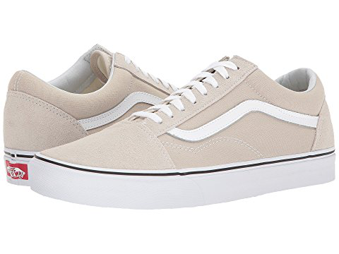 vans old skool silver lining & true white womens shoes
