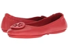 Tory Burch Minnie Travel Ballet Flat, Poppy Orange