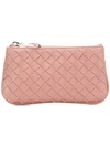 Bottega Veneta Intrecciato Wallet - Pink