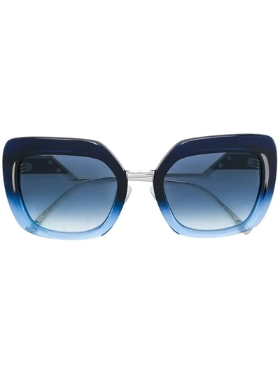 Fendi Square Framed Sunglasses In Blue
