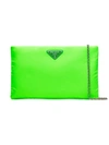 Prada Clutch In Green