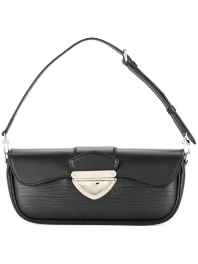 Louis Vuitton Vintage Pochette Montaigne Shoulder Bag - Black