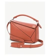 Loewe Puzzle Small Multi-function Leather Bag In Coral