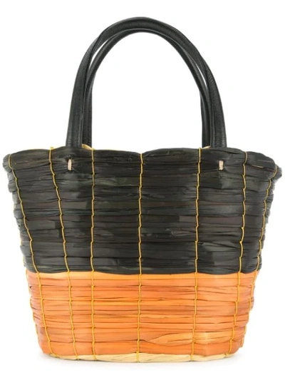 Sensi Studio Handwoven Tote In Black