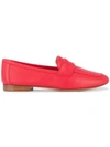 Mansur Gavriel Almond Toe Loafers - Red