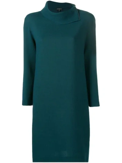 Antonelli Side Zip Dress - Green