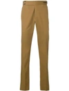 Pt01 Slim-fit Tailored Trousers - Brown