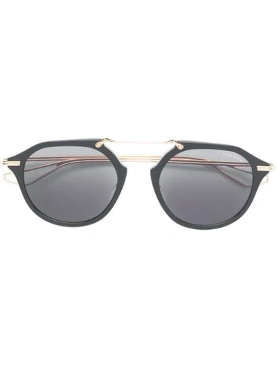 Dita Eyewear Round Tinted Sunglasses In Black