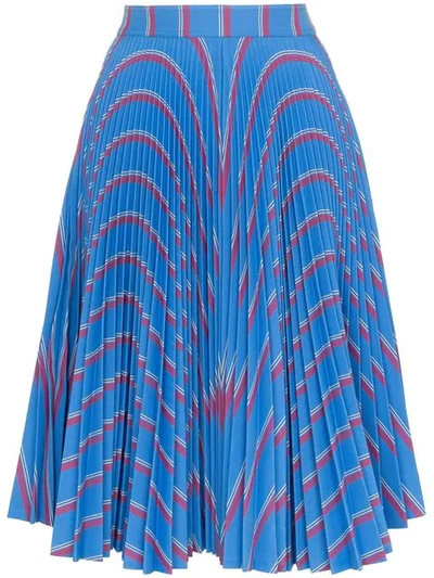 Calvin Klein 205w39nyc Pleated Skirt - Blue