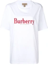 Burberry Embroidered Logo T-shirt - White