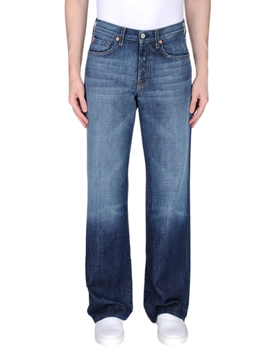 7 For All Mankind Denim Pants In Blue