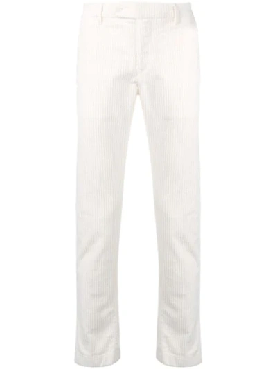 Al Duca D'aosta Corduroy Trousers In White
