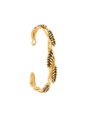 Aurelie Bidermann Multi Cobs Wheat Bangle In Gold