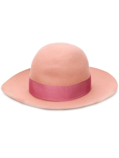 Borsalino Floppy Hat In Pink