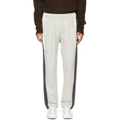 Nike Grey Re-issue Lounge Pants In 050gryanthr