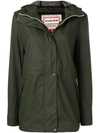 Hunter Hooded Waterproof Jacket In Green