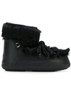 Inari Classic Ankle Length Snow Boots In Black