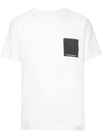 White Mountaineering Logo Print T-shirt In White