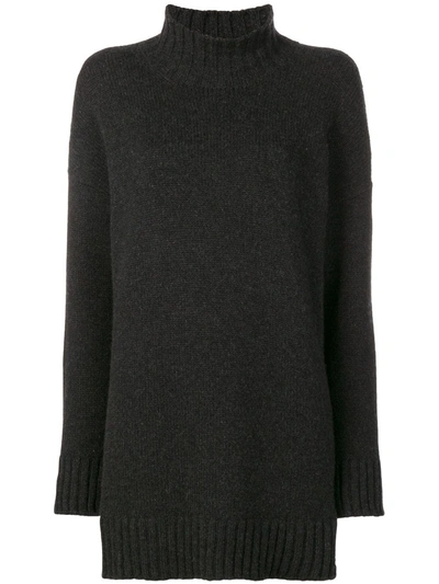 Pringle Of Scotland Roll Neck Jumper In Black