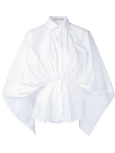 Palmer Harding Palmer / Harding Gathered Shirt - White