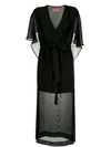 Manning Cartell Private Views Cape Dress In Black