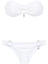 Amir Slama Strapless Bikini Set In White