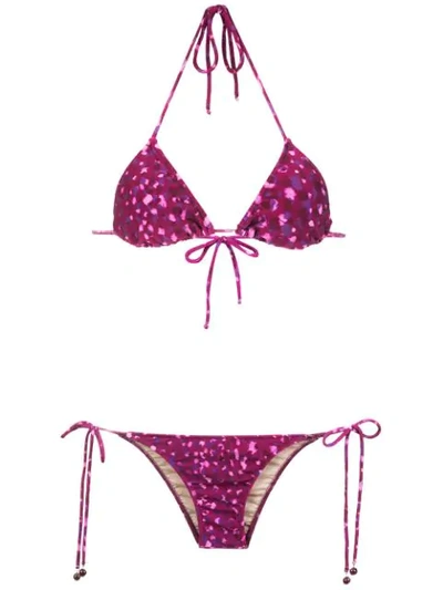 Adriana Degreas Pomegranate Bikini Set - Pink