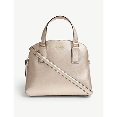 Kate Spade Leather Cameron Street Lottie Satchel Bag In Rose Gold