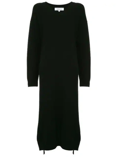 Enföld Oversized Knitted Dress - Black