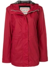 Hunter Hooded Waterproof Jacket In Red