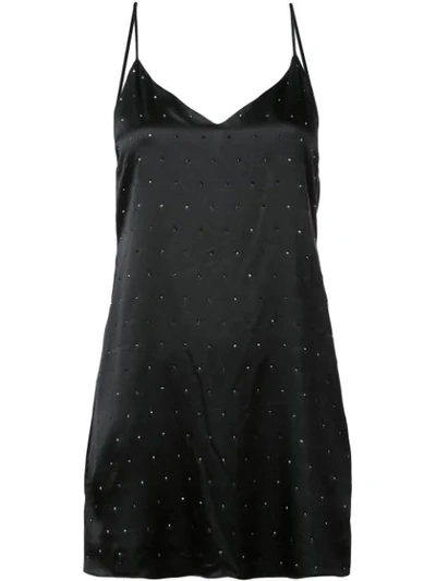 Amiri Studded Mini Dress In Black