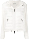Moncler Padded Front Jacket In Neutrals