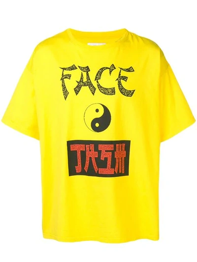 Facetasm Yin-yang T-shirt - Yellow