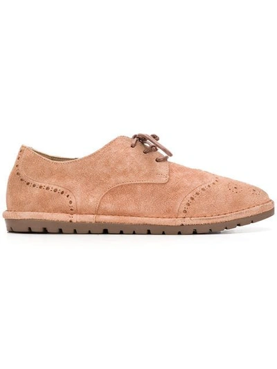 Marsèll Ridged Sole Brogues In Pink