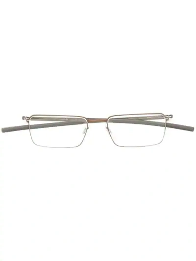 Ic! Berlin Rectangle Frame Glasses In Gold