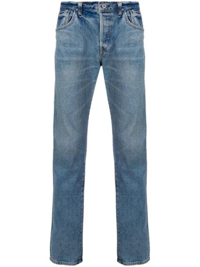 Edwin Straight-leg Fitted Jeans - Blue