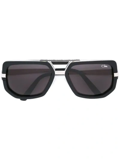 Cazal Geometric Frame Sunglasses In Black
