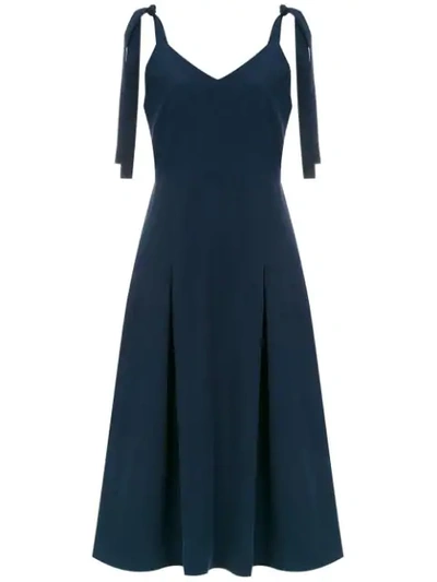 Alcaçuz Fatorial Dress - Blue