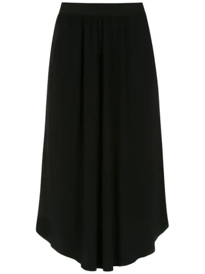 Alcaçuz Midi Fachada Skirt In Black