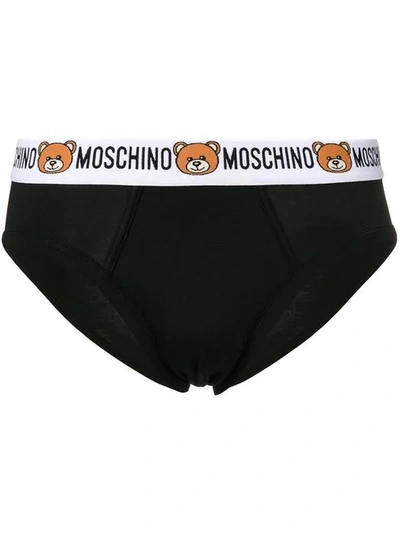 Moschino Men's Underwear Briefs Bipack Underwear Teddy Bear In 555