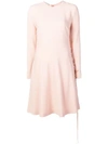 Stella Mccartney Fitted Flared Dress - Pink