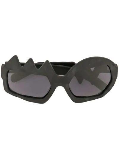 Walter Van Beirendonck Lightning Sunglasses - Black