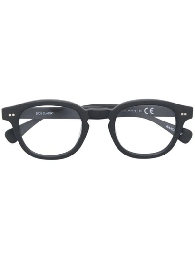 Epos Bronte Square Frame Glasses In Black