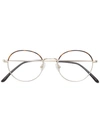 Epos Echo Round Frame Glasses - Brown In Black