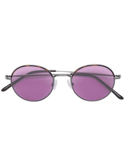Epos Echo Round Frame Sunglasses - Grey In Pink